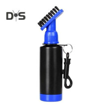 (blau) Golfschläger-Reinigungsbürste, Quetschwasserflasche, Golfschläger-Reiniger mit Clip, wichtiges