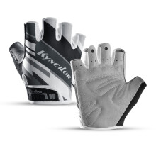 (XLA0035-GY) Gants de cyclisme pour sports de plein air, demi-doigts, pour hommes et femmes, antidérapants, respirants,