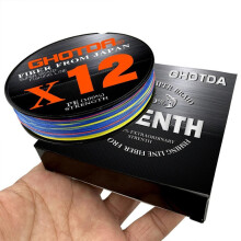 (multicolor, 4.0) Ghotda X12 Supersterke 12-strengs gevlochten vislijn 500m Multifilament PE-lijn Zoutwatervisgerei