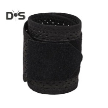 (Negro) 1 muñequera deportiva ajustable y transpirable para hombre y mujer, ideal para fitness, alivio