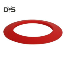 (rot) Silikon-Golf-Putting-Ring für drinnen und draußen, Allrichtungs-Übungs-Golfloch-Putting-Cup, Putting-Genauigkeitstrainer,