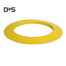 (Gelb) Silikon-Golf-Putting-Ring für drinnen und draußen, All-Richtungs-Übungs-Golfloch-Putting-Cup,