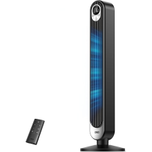 Dreo 25dB Silent Tower Fan, 28ft/s High-Velocity Cooling Fans, 9 Speeds Standing Fans for Bedroom, 42 Inch Bladeless El