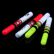 (2 pezzi verdi con CR322) Galleggiante da pesca a LED verde rosso con batteria CR322, galleggiante luminoso