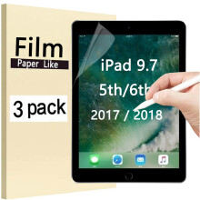 (3 kpl) Paperin kaltainen kalvo Apple iPad 9.7 2017 2018 5. 6. sukupolvelle A1822 A1823 A1893 tabletin näytönsuoja