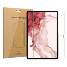 (-Tab S9 Plus 12.4)9H Hardness Näytönsuoja HD Naarmuuntumaton Karkaistu Lasi Kirkas 2.5D Arc Tablettikalvo Samsung