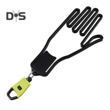 (gelb) Golfhandschuh-Stretcher-Stützrahmen, Golfhandschuhhalter, universell wiederverwendbar, multifunktional,