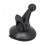 Supporto per GPS per auto, supporto per parabrezza con ventosa in plastica nera per Garmin 4