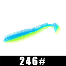(120mm-9G-4PCS-009) Ftk Hedgehog Spikey Shad 90mm 120mm Vissen Zacht Kunstaas Zeekomkommer Peddel Grub