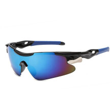 (blauw) Zonnebrillen voor heren, sportbrillen, fietsbrillen, winddichte zonnebrillen, fietsbrillen,