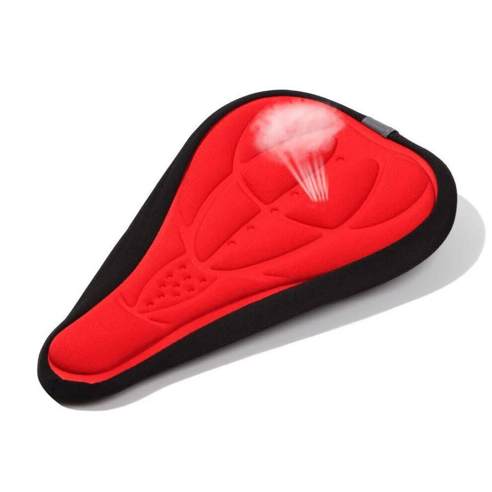 (rouge) Articles de Sport Housse de selle Coussin souple Housse de siège vélo Gel Pad Cyclisme 3D Coussin