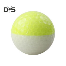 (geel) Lichtgewicht golfbal Unieke 2-kleuren gemengde golfbal met dubbele laag Betere controle Golfaccessoires