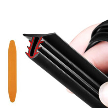(zwart, 1 stuk) Seametal Auto Dashboard Afdichtstrip Geluidsisolatie Rubberen Strips Auto Interieur