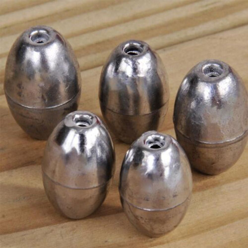 Sports Accessory Practical Lead Sinker Abrasion Resistance Small Streamlined Design 2