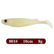 (001) Ftk Bait 10cm Nepvis Zacht Aas Baars Aas 8g Visgerei 5-delige Visgerei Bevestiging