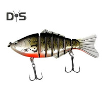 (1) 9,5 cm/16 g zinkend meervoudig geleed vislokmiddel lange werpafstand 7-delige swimbait bionische