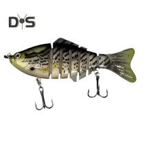 (8) 9,5 cm/16 g zinkend meervoudig geleed vislokmiddel lange werpafstand 7-delige swimbait bionische