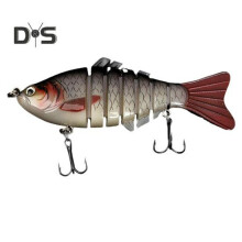 (7) 9,5 cm/16 g zinkend meervoudig geleed vislokmiddel lange werpafstand 7-delige swimbait bionische