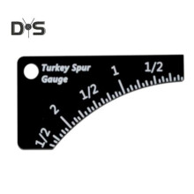 (zwart, 1 stuk) 1/2/3 stuks Wild Turkey Spoormeter Kalkoenspoor Lengte Precisie Meetinstrument Meetliniaal