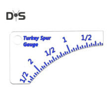 (blauw, 1 stuk) 1/2/3 stuks Wild Turkey Spoormeter Kalkoenspoor Lengte Precisie Meetinstrument Meetliniaal
