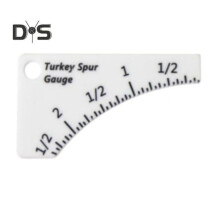 (wit, 1 stuk) 1/2/3 stuks Wild Turkey Spoormeter Kalkoenspoor Lengte Precisie Meetinstrument Meetliniaal