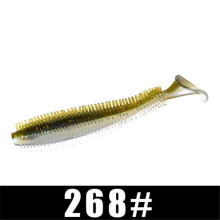 (120mm-9G-4PCS-014) Ftk Hedgehog Spikey Shad 90mm 120mm Vissen Zacht Kunstaas Zeekomkommer Peddel Grub