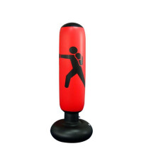 (rosso, nessuno) Sacco da boxe autoportante da 160 cm per allenamento di boxe MMA e arti marziali