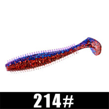 (120mm-9G-4PCS-006) Ftk Hedgehog Spikey Shad 90mm 120mm Vissen Zacht Kunstaas Zeekomkommer Peddel Grub