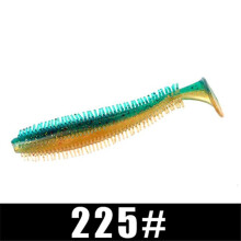 (120mm-9G-4PCS-007) Ftk Hedgehog Spikey Shad 90mm 120mm Vissen Zacht Kunstaas Zeekomkommer Peddel Grub