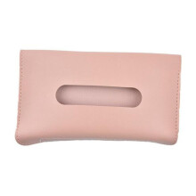 (roze) Lichtgewicht auto tissue box Slijtvaste, handige universele auto tissue dispenser