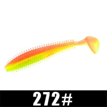 (120mm-9G-4PCS-016) Ftk Hedgehog Spikey Shad 90mm 120mm Vissen Zacht Kunstaas Zeekomkommer Peddel Grub