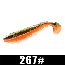 (120mm-9G-4PCS-013) Ftk Hedgehog Spikey Shad 90mm 120mm Vissen Zacht Kunstaas Zeekomkommer Peddel Grub