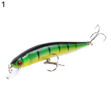 (1#) Puntos Sport 10cm Kunstmatige Vis Minnow Lokaas Zoetwater Zeevis Aas Tackle Met Haak
