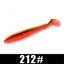 (120mm-9G-4PCS-005) Ftk Hedgehog Spikey Shad 90mm 120mm Vissen Zacht Kunstaas Zeekomkommer Peddel Grub