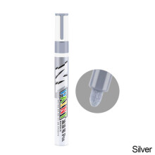 (Zilver) Auto Metaallak Marker Pen Autolak Pen Voertuig Bandenlak Markers Voor Auto Styling Tool