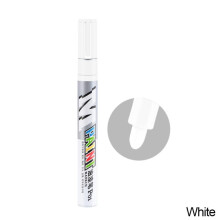 (Weiß) Auto-Metall-Lackmarkerstift Auto-Lackstift Fahrzeug-Reifen-Lackmarker für Auto-Styling-Werkzeug