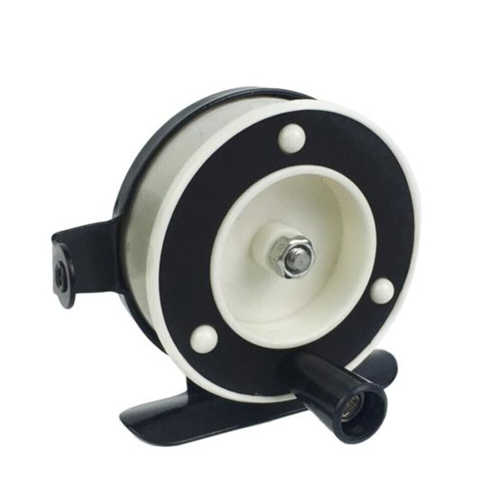 Accessoire de Sport Pêche sur Glace Ultralégère Mini Perche Ligne Canne Former Rafting Crevette Roue Métallique