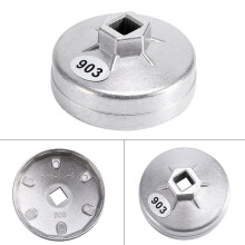 74mm 14 Flöte Aluminium Ölfilterschlüssel Buchse Ölfilterschlüssel Auto Werkzeug