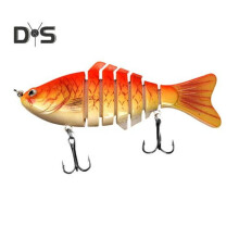 (9) 9,5 cm/16 g zinkend meervoudig geleed vislokmiddel lange werpafstand 7-delige swimbait bionische