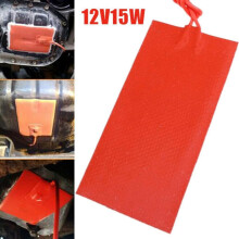 12V 15W siliconen verwarmingsmat voor motorblok, tanks, oliepan, verwarmingsplaatmat