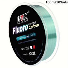(verde, 0,23 mm-9,482 libbre) Lenza da pesca rivestita in fluorocarbonio da 300 m, lenza da pesca in
