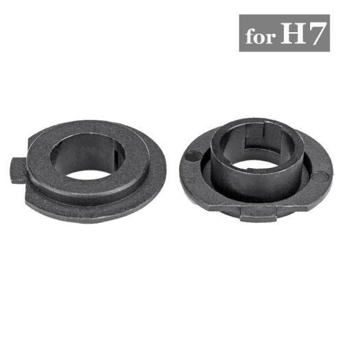 2pcs Pair H7 Led Headlight Bulb Base Adapter Socket Retainer Holder