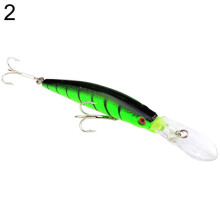 (#02) Puntos Sport 1 Pc 14.5cm Minnow Lure Crankbaits Hard Artificial Bait Hook Fishing Tackle Tool