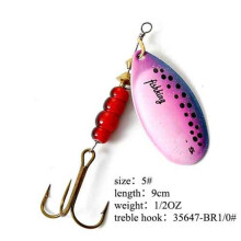 (13,6 g) Fish King Spinner Bait 1 st. Vislokmiddel Bas Hard Baits Lepel Met Dreghaak Tackle Hoge Kwaliteit