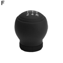 (Zwart-5 versnelling B) Siliconen auto versnellingspookknop Siliconen hoes Beschermt stofdicht Antislip