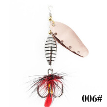 (koper, 7,7 cm/12 g) Fish King Spinner Baits 6 g 12 g 16 g Lepel Vislokmiddelen Snoek Metalen band Hoge