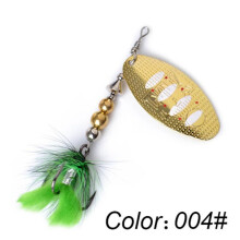 (groen, 87mm--004) Ftk Willow Spinner Lure 20g 14g 8g Koper Maat 3#-5# Met Dreg 2#-1/0# Lure