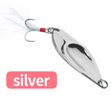 (zilver, 15g) 5g 7.5g 10g 15g 20g Visgerei Goud Zilver Baars Tackle Nieuwe Dreghaak