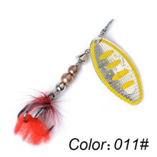 (rood, 85mm-011) Ftk Willow Spinner Lure 20g 14g 8g Koper Maat 3#-5# Met Dreg 2#-1/0# Lure