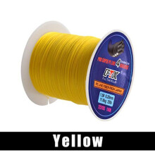 (giallo, 50 libbre) Ftk 114m Pe intrecciato Lenza da pesca 8-60 libbre 0,1-0,4 mm 4 fili Multifilamento